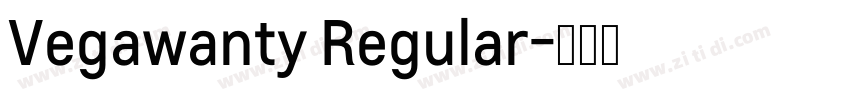 Vegawanty Regular字体转换